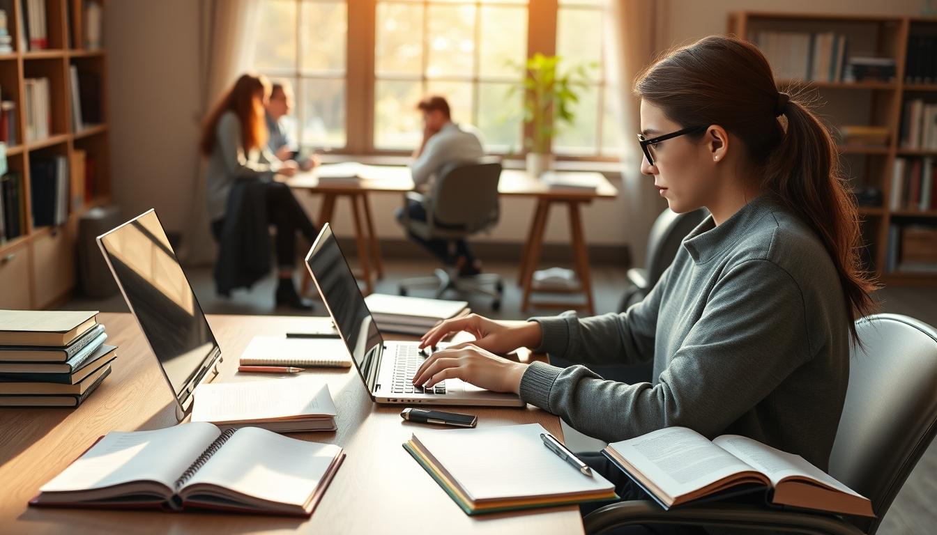 Organized exam preparation notes and academic planner